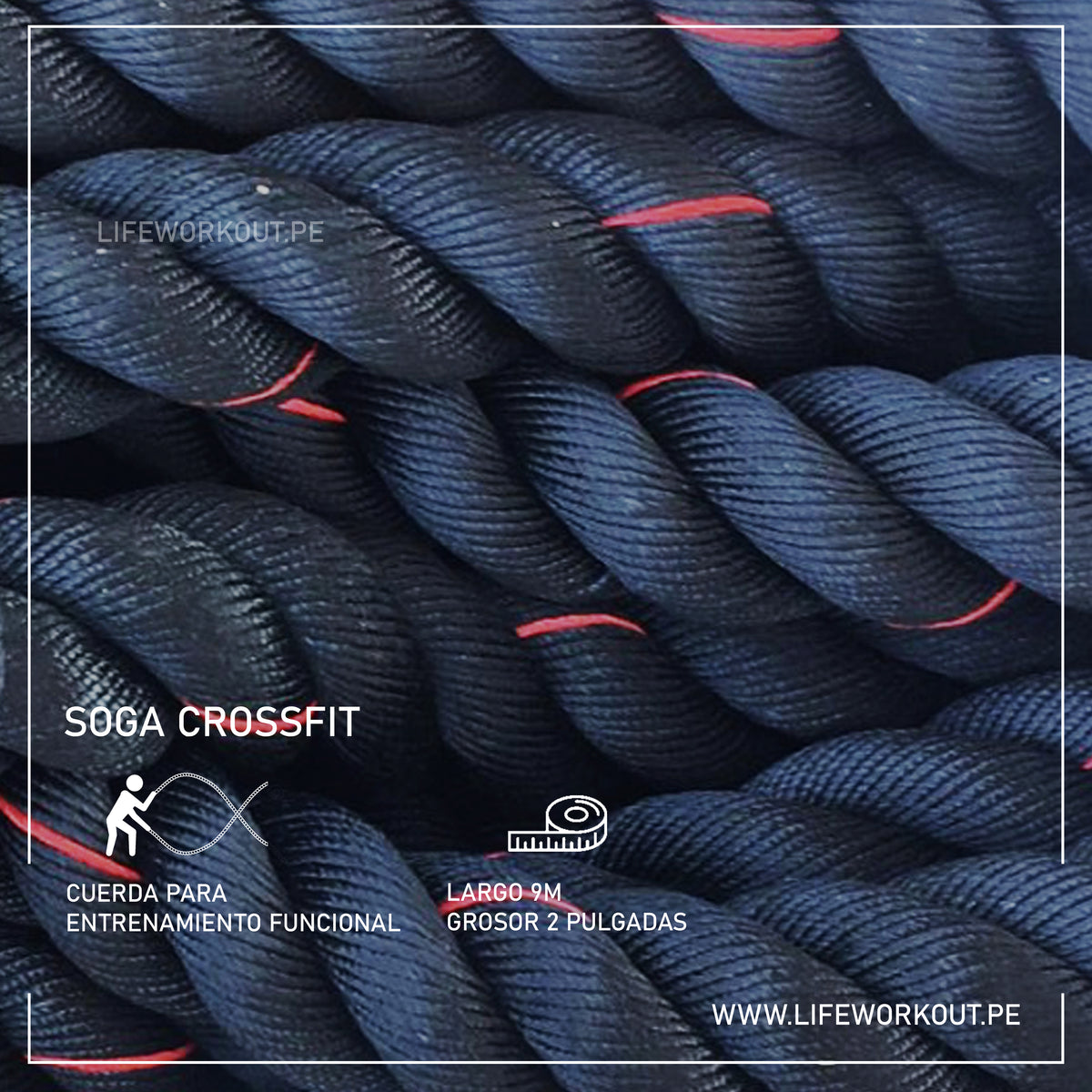 BATTLE ROPE DE CROSSFIT - Decathlon